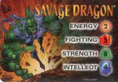 Savage Dragon 4-Grid Character Card